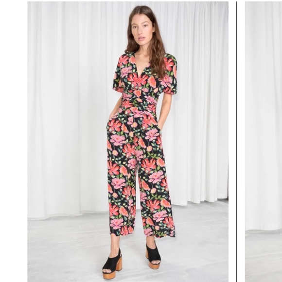Other Stories Peony Print Jumpsuit - Picture 1 of 10